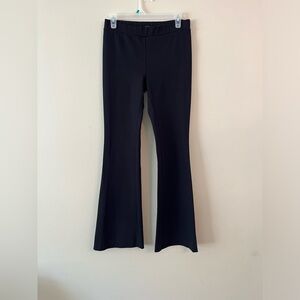 Rinascimento Made in Italy  Women Pull On Black flares trousers size medium